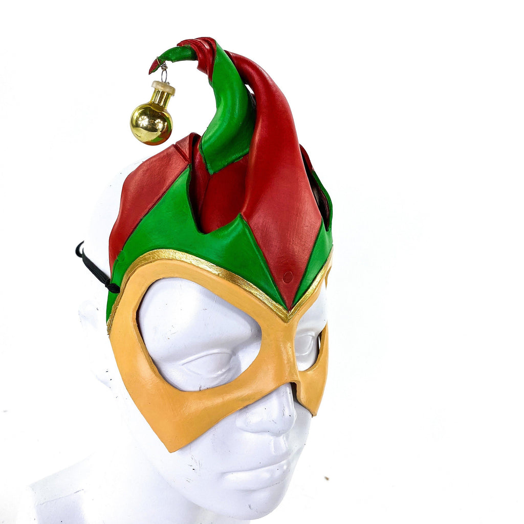 Handmade Genuine Leather Elf Mask Rockwell Masks