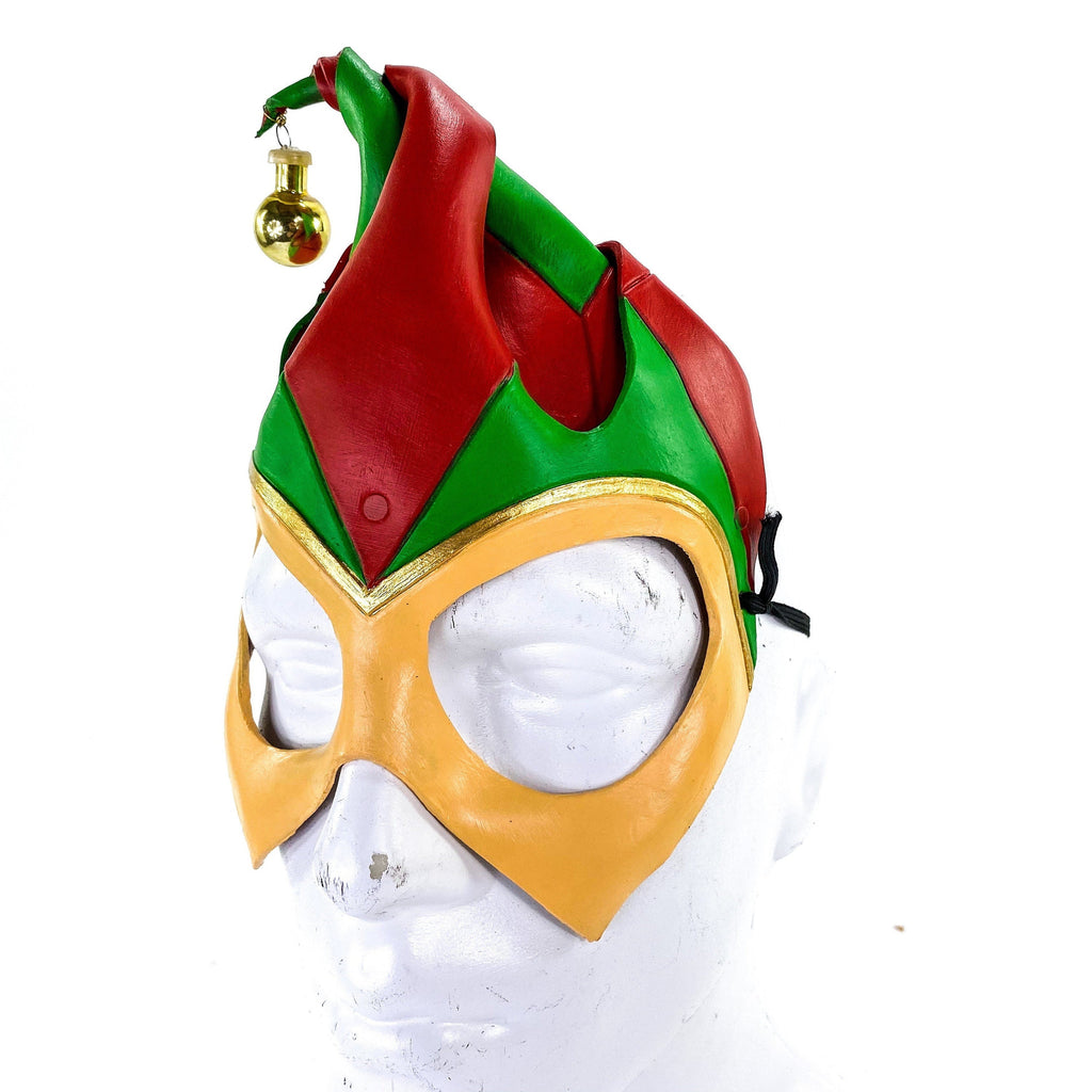 Handmade Genuine Leather Elf Mask Rockwell Masks