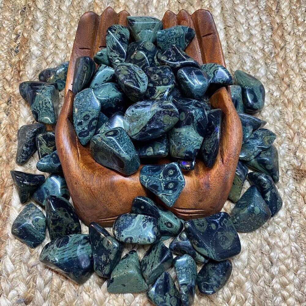 Kambaba Jasper Tumbled Stone Curious Muse Crystals