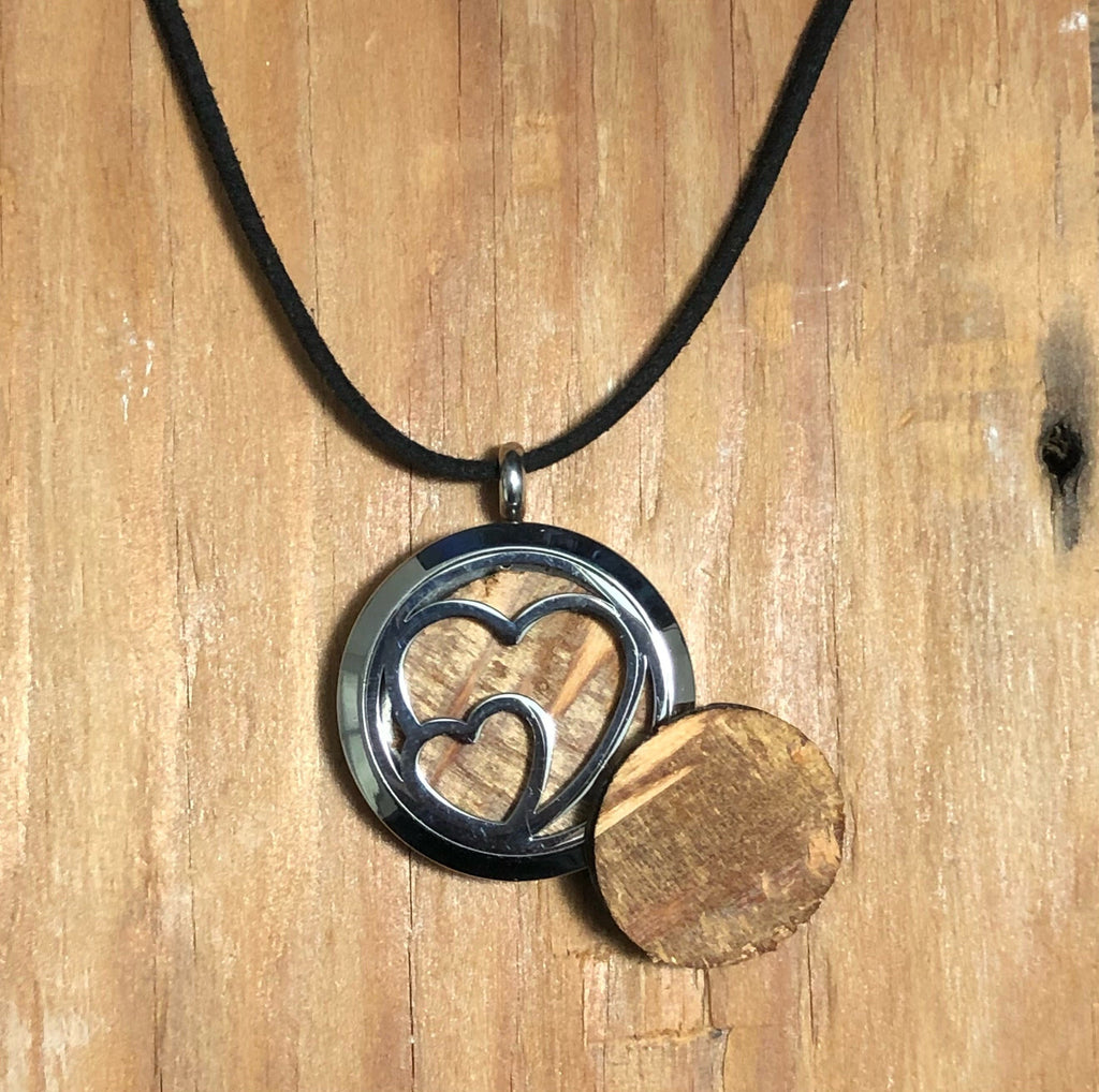 1969 Woodstock Stage Heart Locket Necklace Peace Of Stage LLC
