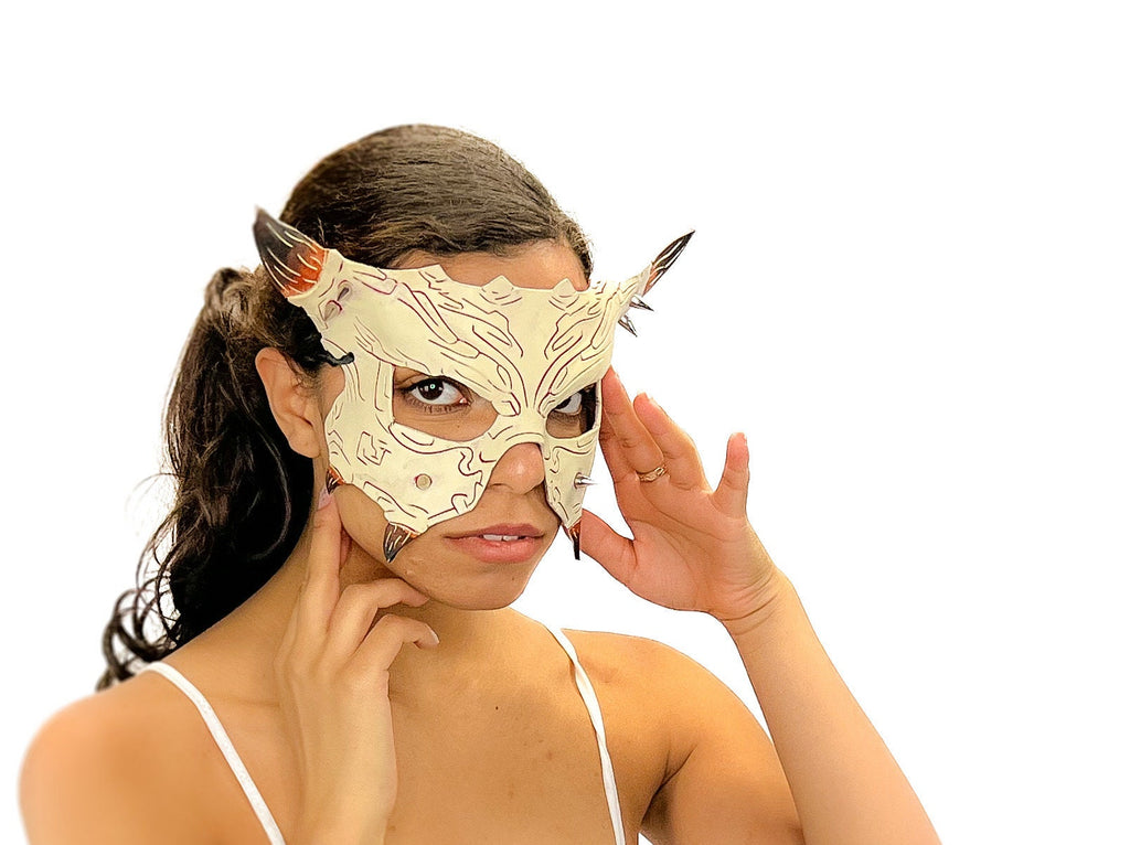 Handmade Genuine Leather Mask Rockwell Masks