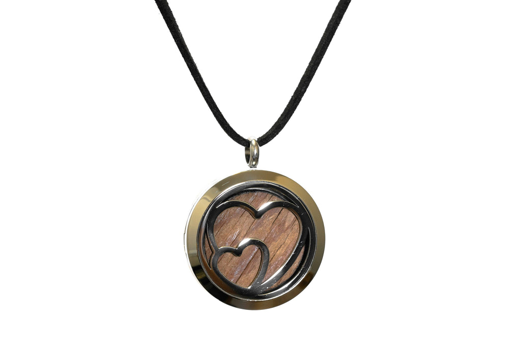 1969 Woodstock Stage Heart Locket Necklace Peace Of Stage LLC