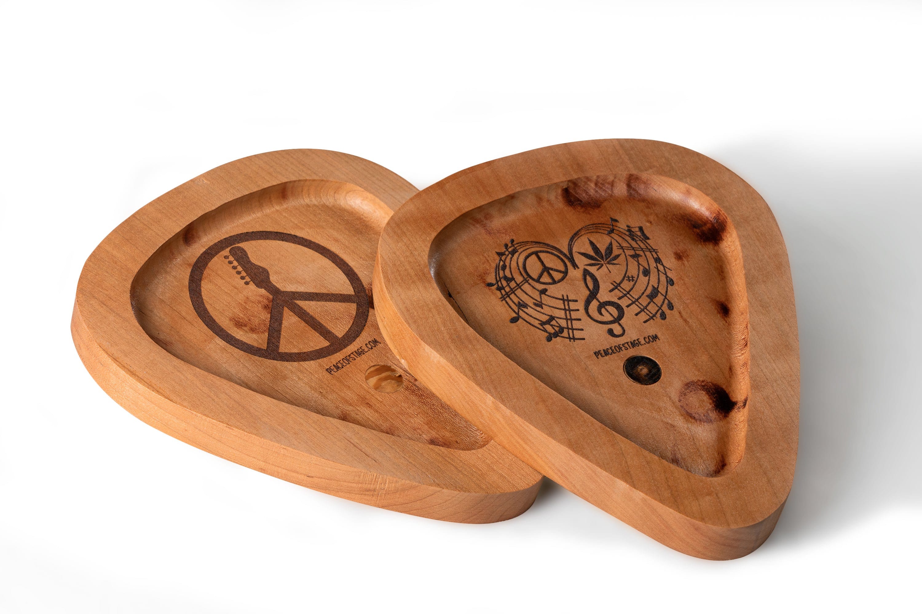 Wooden Cigarette Rolling Trays with Piece of 1969 Woodstock Stage Embedded (Choose From 4 Styles) Peace Of Stage LLC