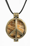 1969 Woodstock Stage Peace Sign Pendant Necklace Peace Of Stage LLC