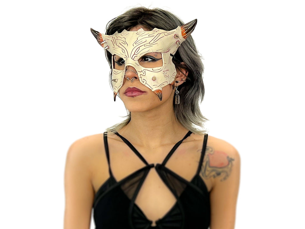 Handmade Genuine Leather Mask Rockwell Masks