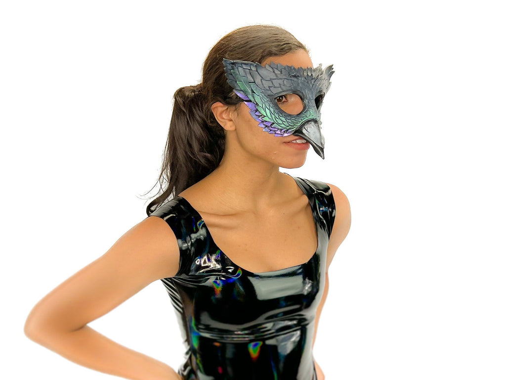 Pigeon Handmade Genuine Leather Mask Rockwell Masks