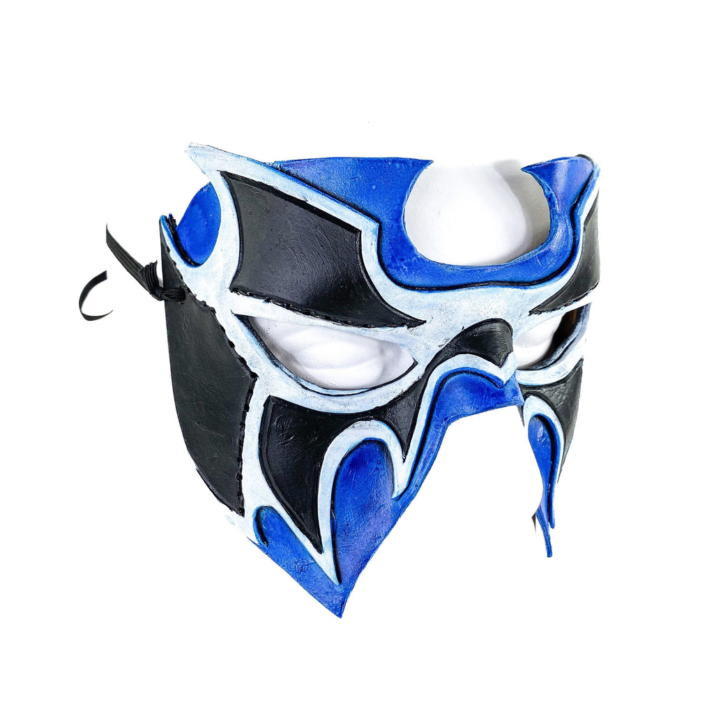 Super Hero Wrestling Mask Handmade Genuine Leather Mask Rockwell Masks