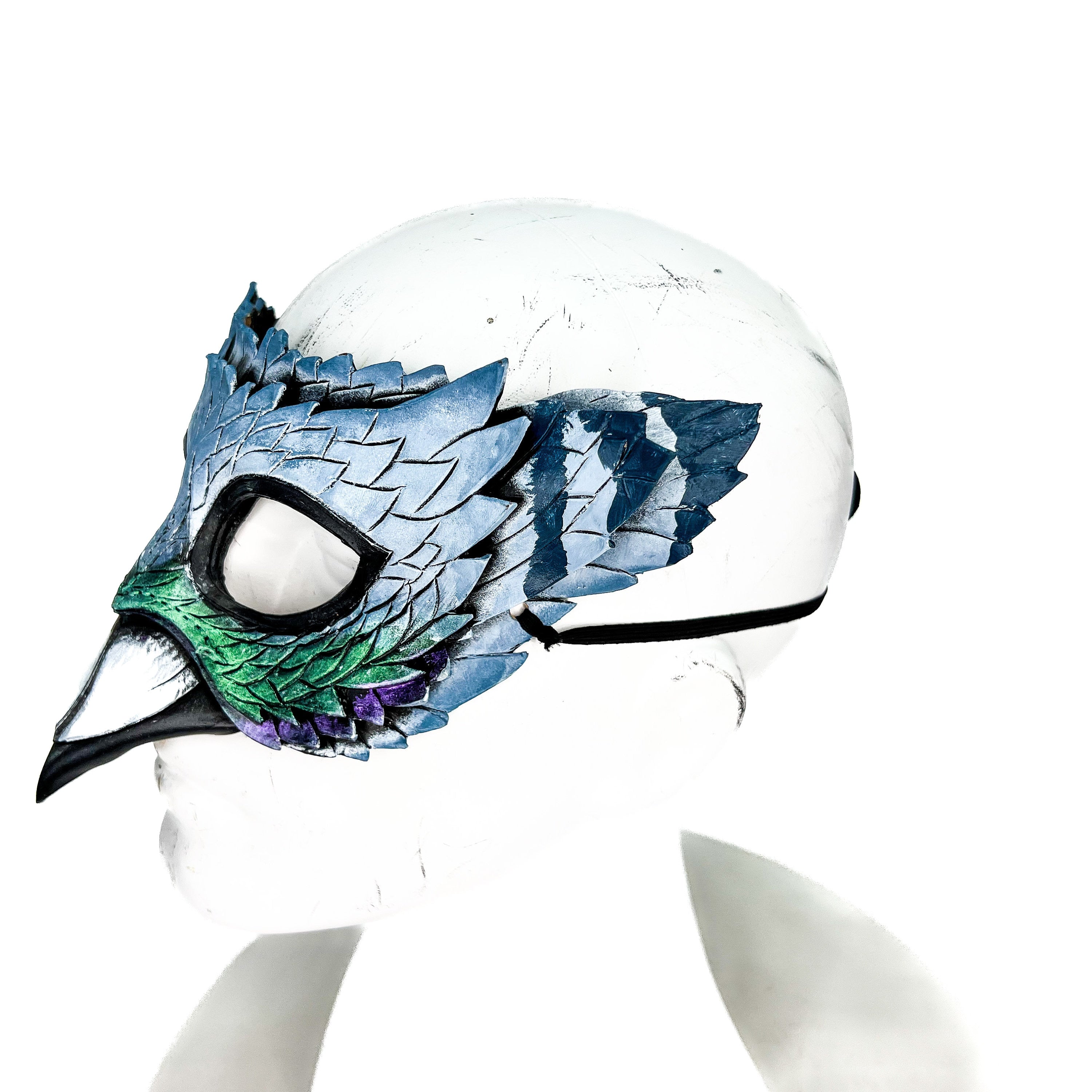 Pigeon Handmade Genuine Leather Mask Rockwell Masks