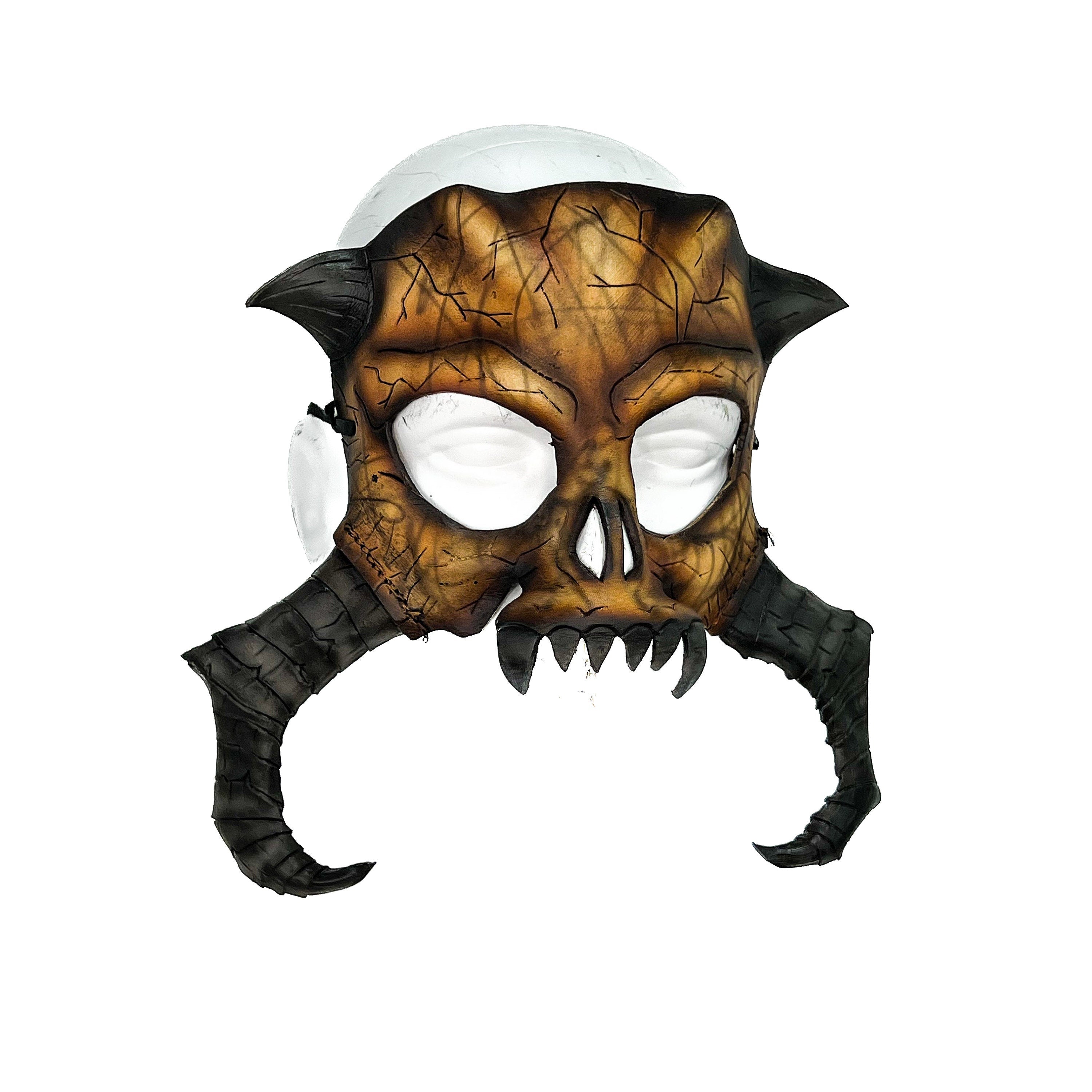 Beast Skull Handmade Genuine Leather Mask Rockwell Masks