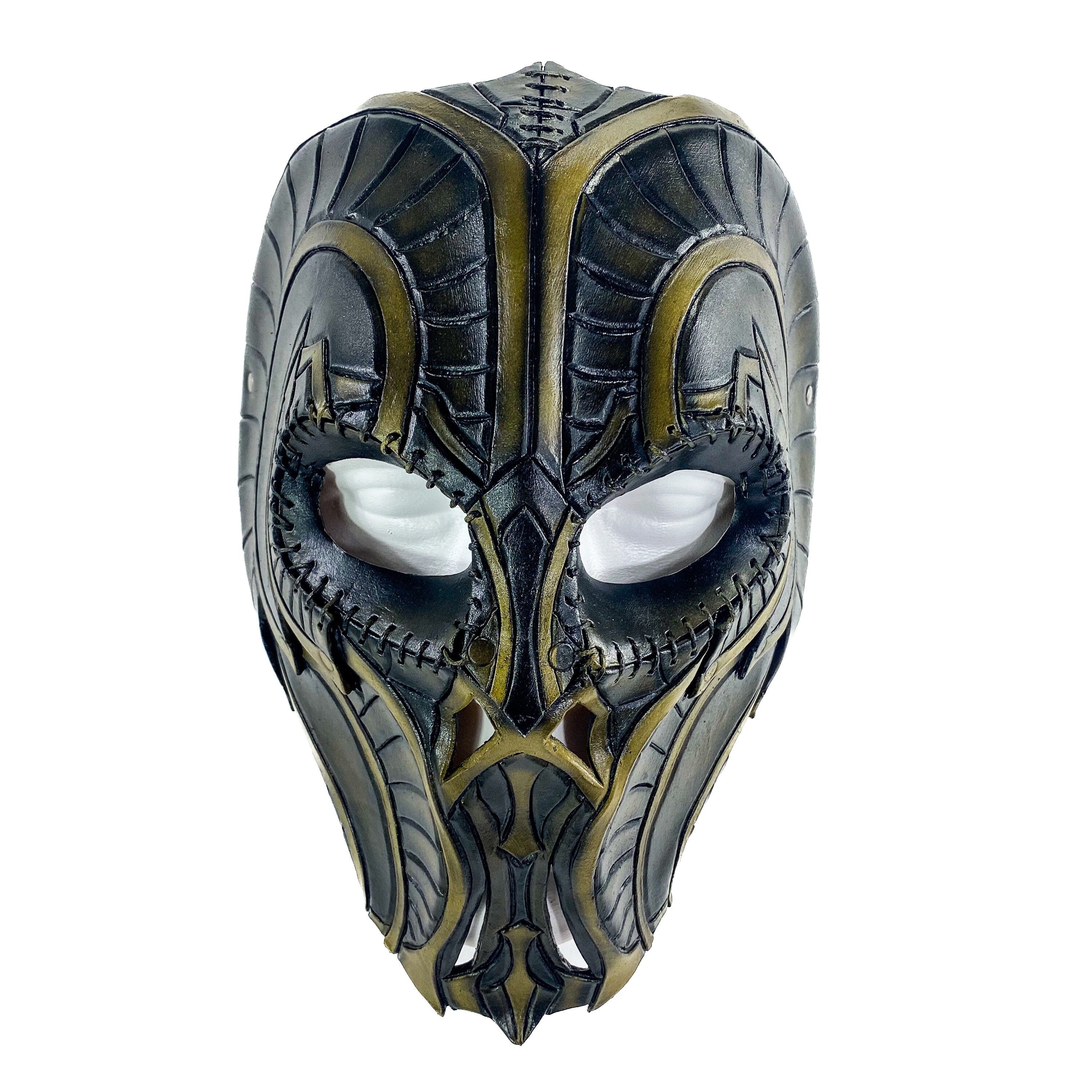 Handmade Genuine Leather Mask in Natural Colors Rockwell Masks