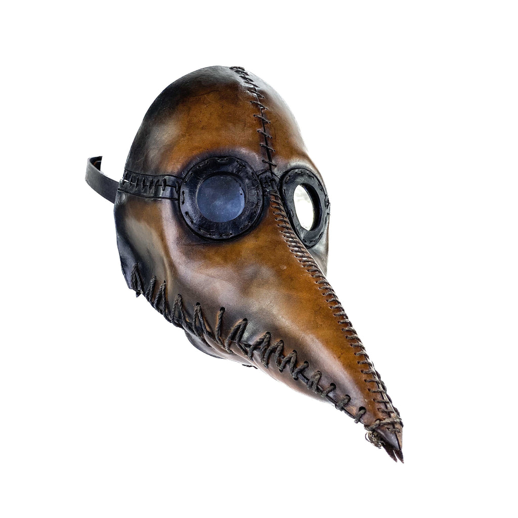 Plague Doctor Handmade Genuine Leather Mask Rockwell Masks