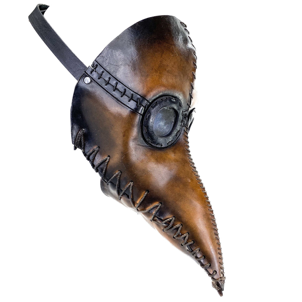 Plague Doctor Handmade Genuine Leather Mask Rockwell Masks