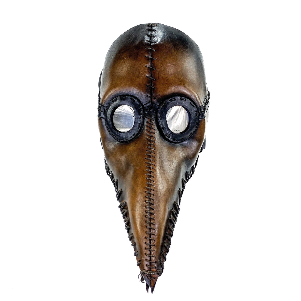 Plague Doctor Handmade Genuine Leather Mask Rockwell Masks