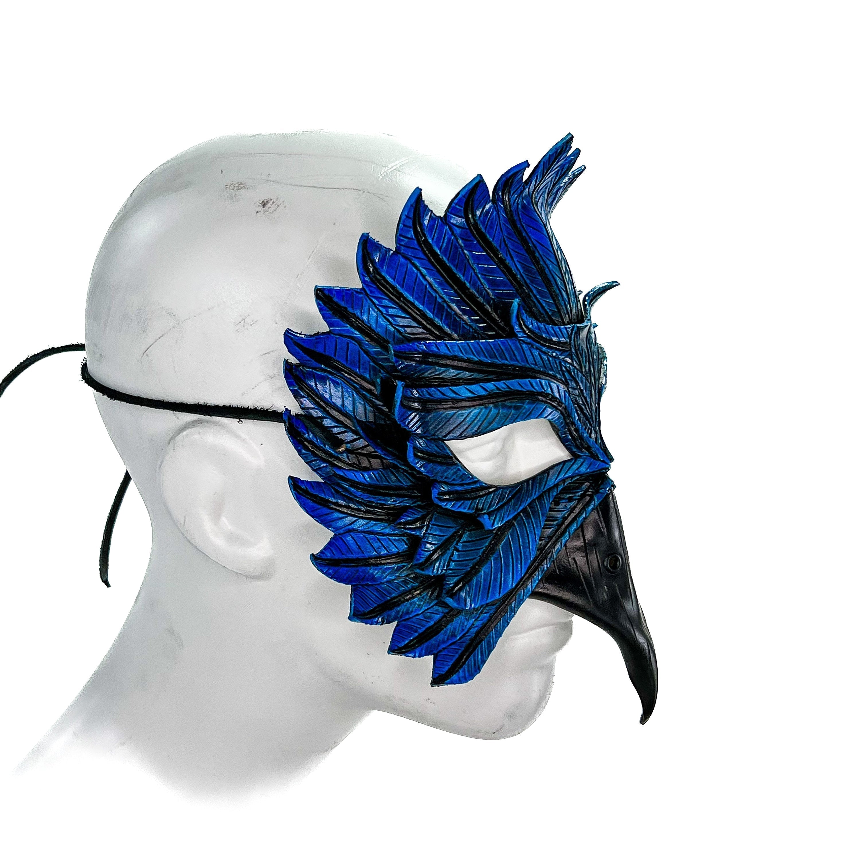 Bluebird Handmade Genuine Leather Mask Rockwell Masks