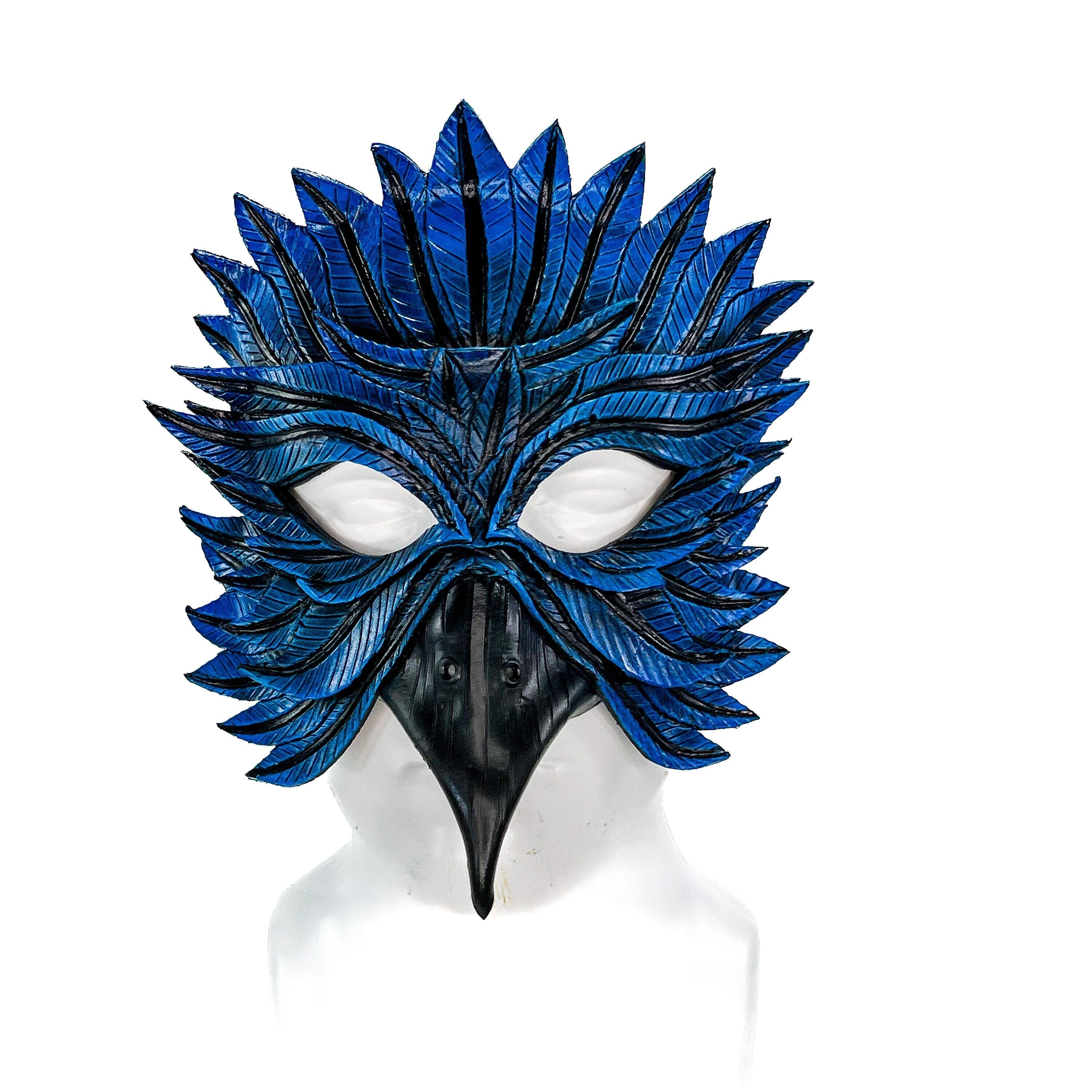 Bluebird Handmade Genuine Leather Mask Rockwell Masks