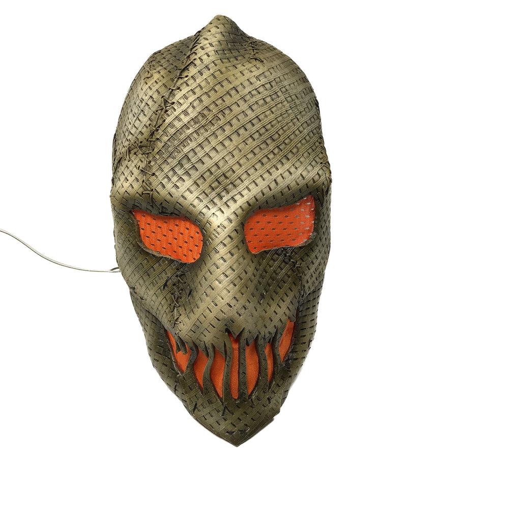 Scarecrow Mask Handmade Genuine Leather Mask in Brown Rockwell Masks