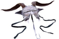 Krampus Handmade Genuine Leather Mask for Masquerade Cosplay or Halloween Costumes Rockwell Masks