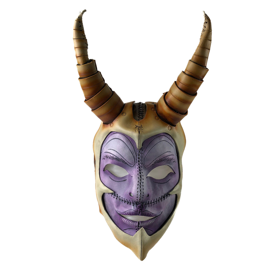 Warhammer Handmade Genuine Leather Mask Rockwell Masks