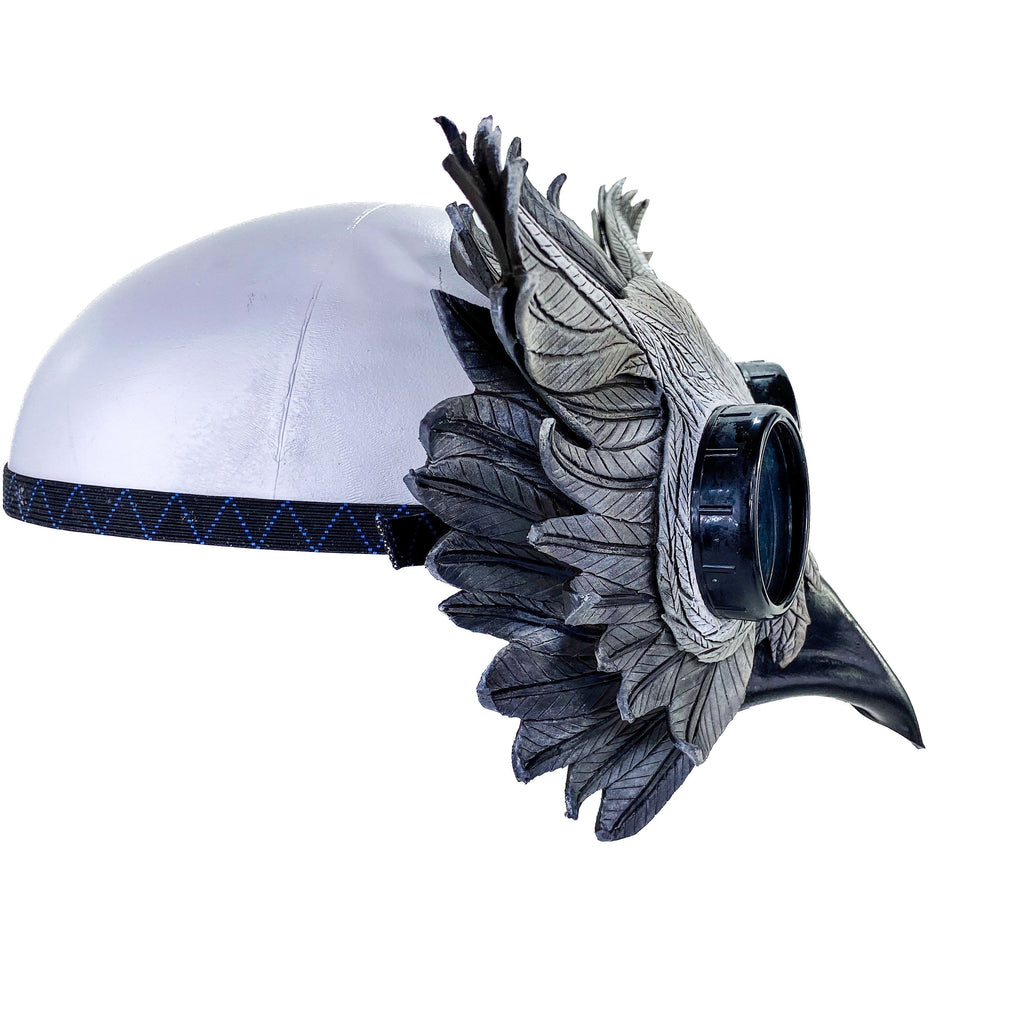Horned Owl Goggles Handmade Genuine Leather Mask Rockwell Masks