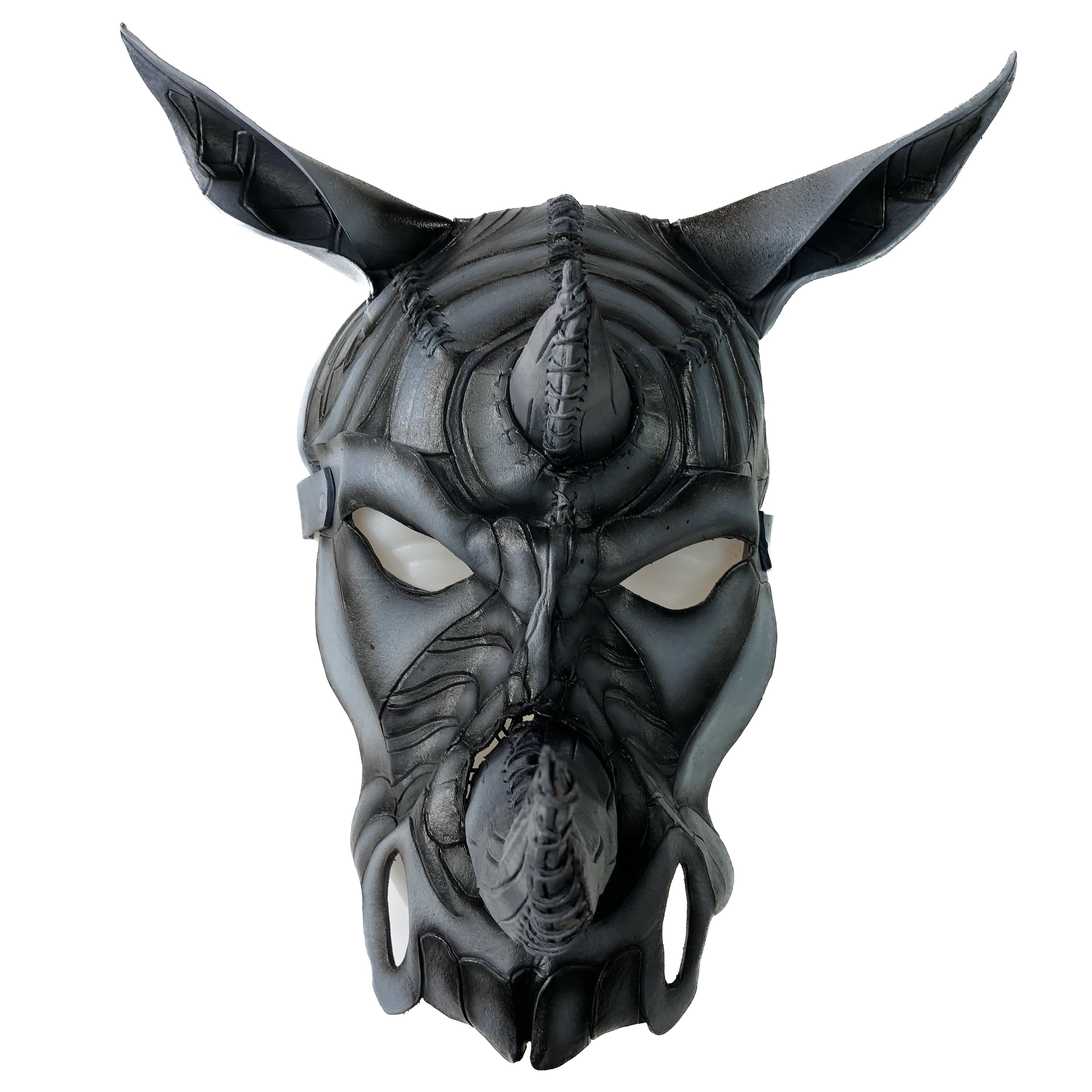 Rhino Handmade Genuine Leather Mask Rockwell Masks