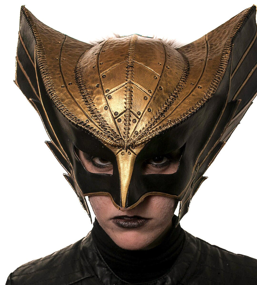 Winged Helmet Genuine Leather Mask Rockwell Masks