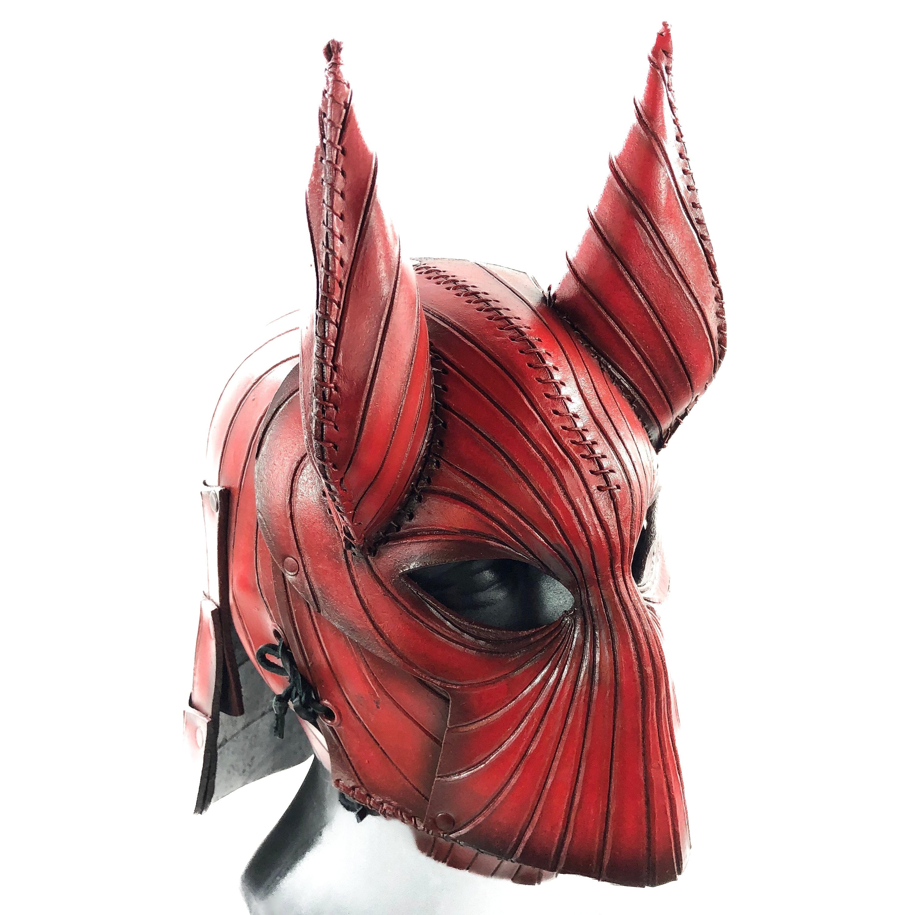 Dracula Handmade Genuine Leather Mask Rockwell Masks