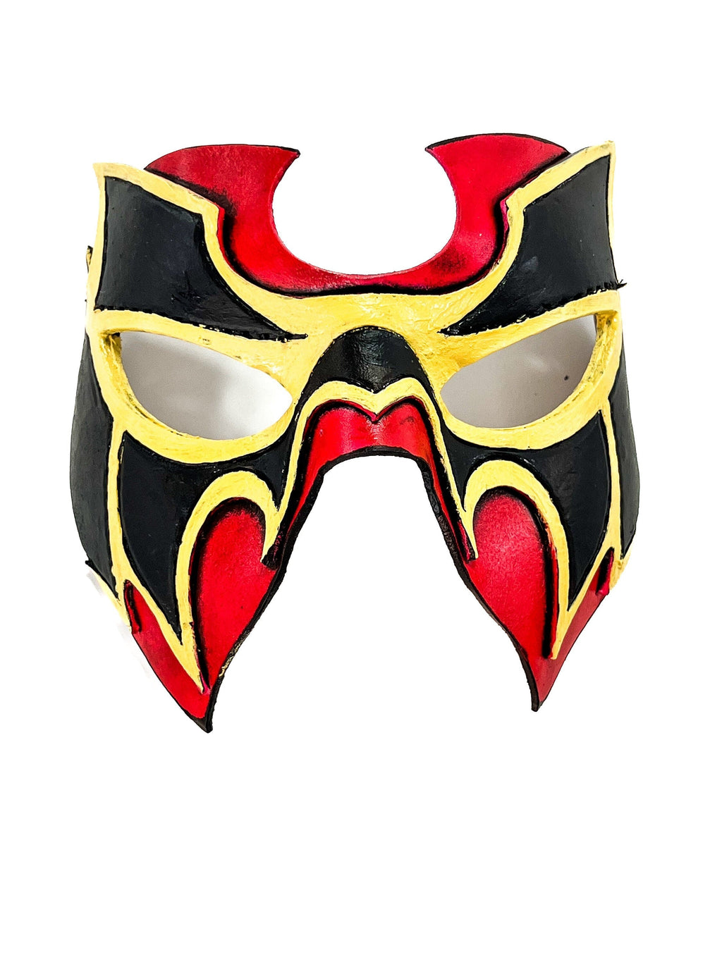 Super Hero Wrestling Mask Handmade Genuine Leather Mask Rockwell Masks