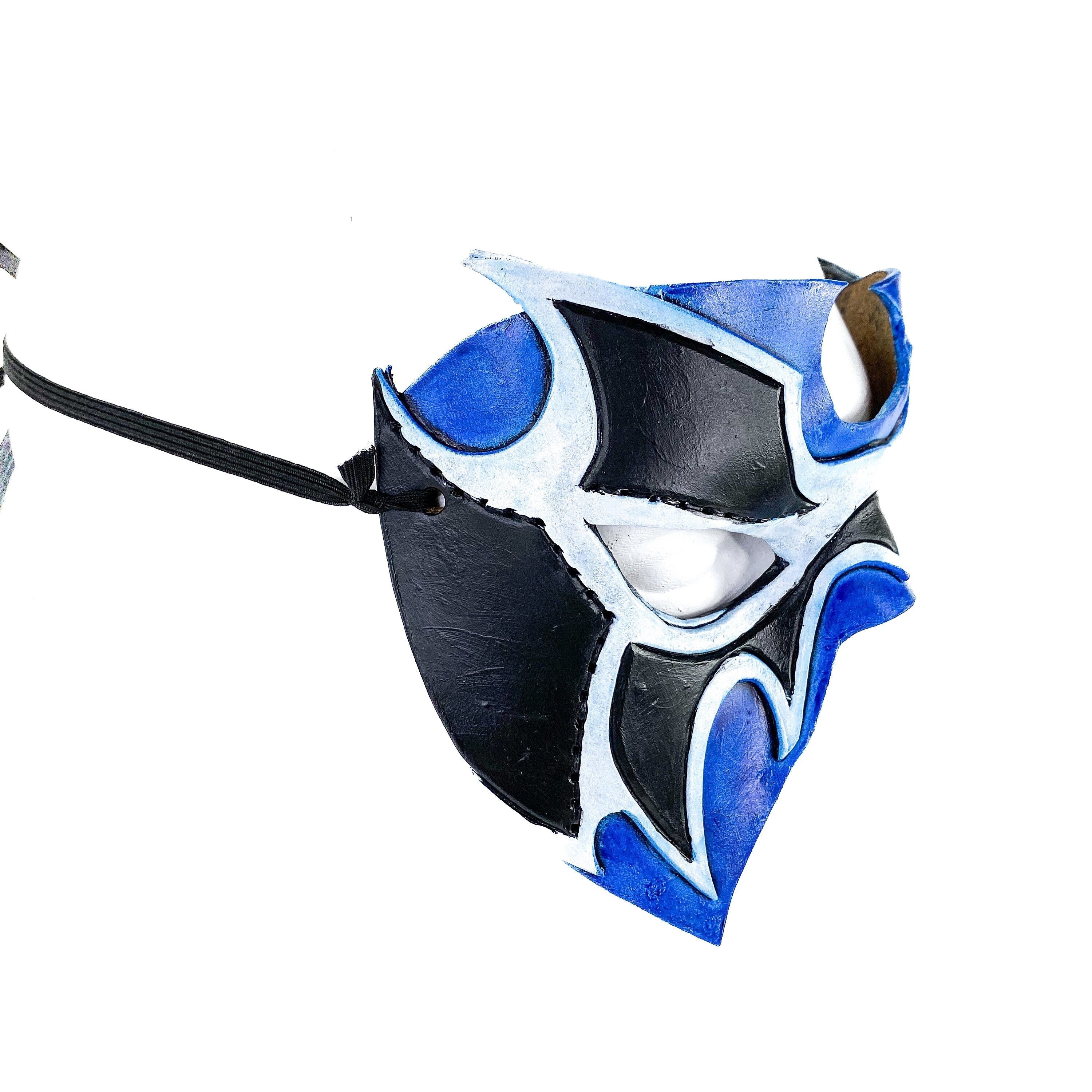 Super Hero Wrestling Mask Handmade Genuine Leather Mask Rockwell Masks