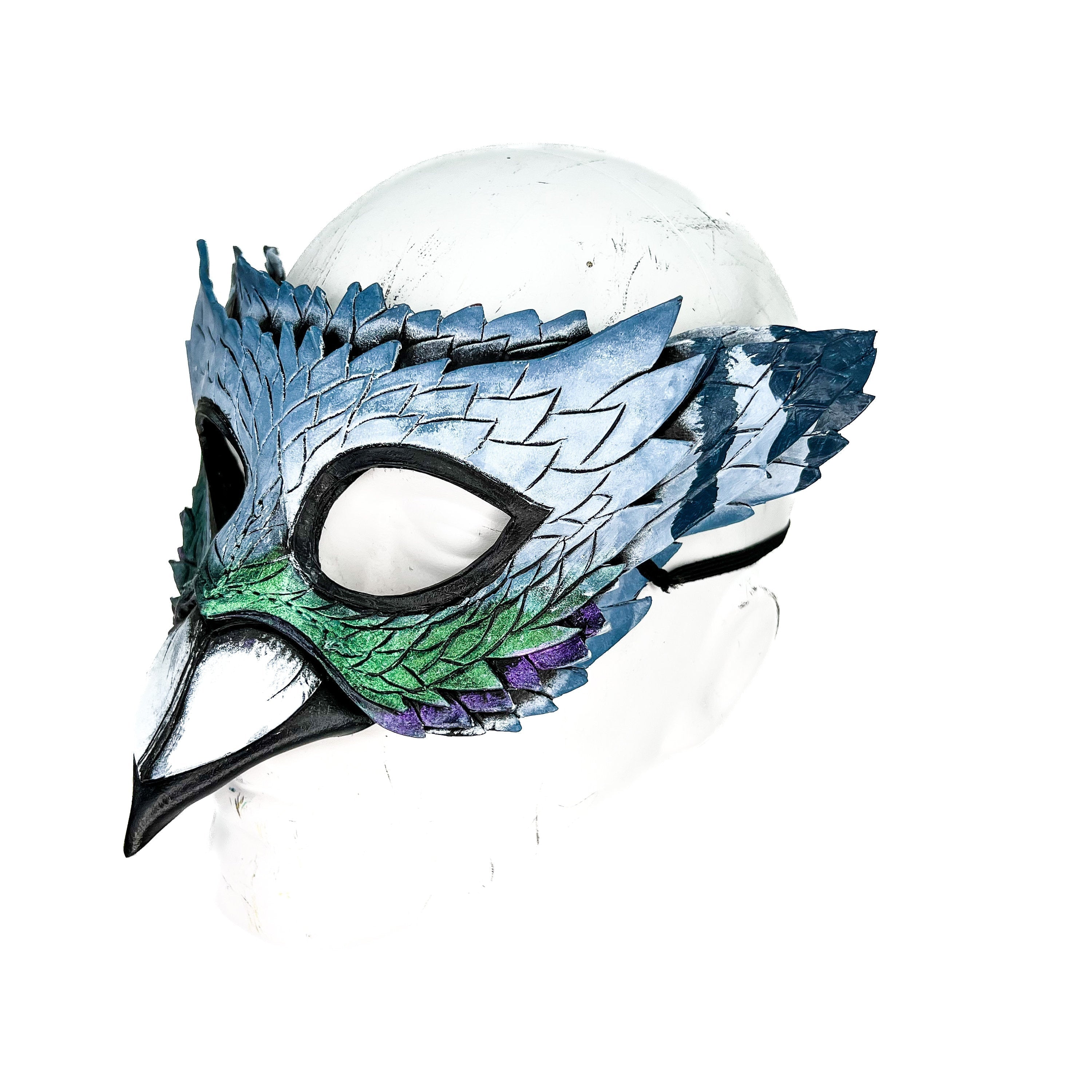 Pigeon Handmade Genuine Leather Mask Rockwell Masks