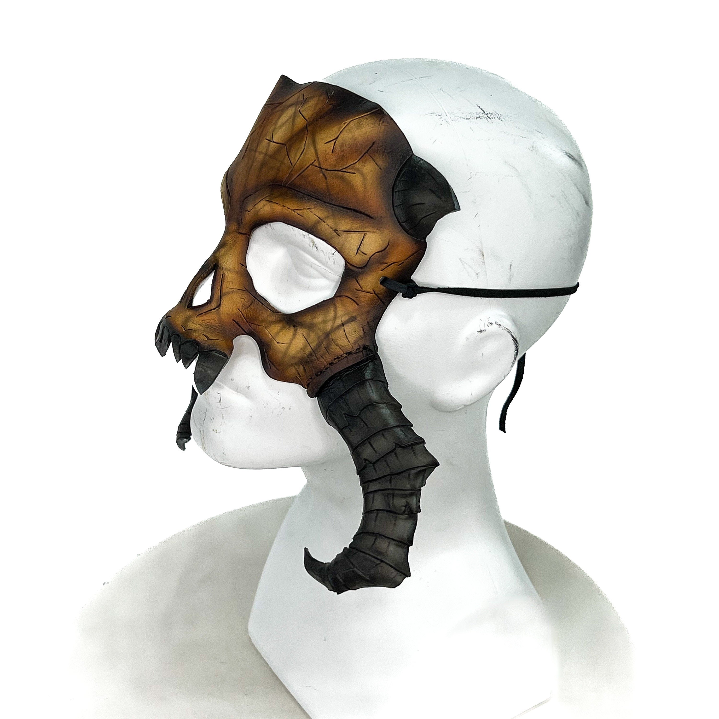 Beast Skull Handmade Genuine Leather Mask Rockwell Masks