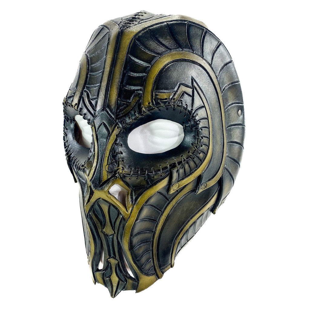 Handmade Genuine Leather Mask in Natural Colors Rockwell Masks