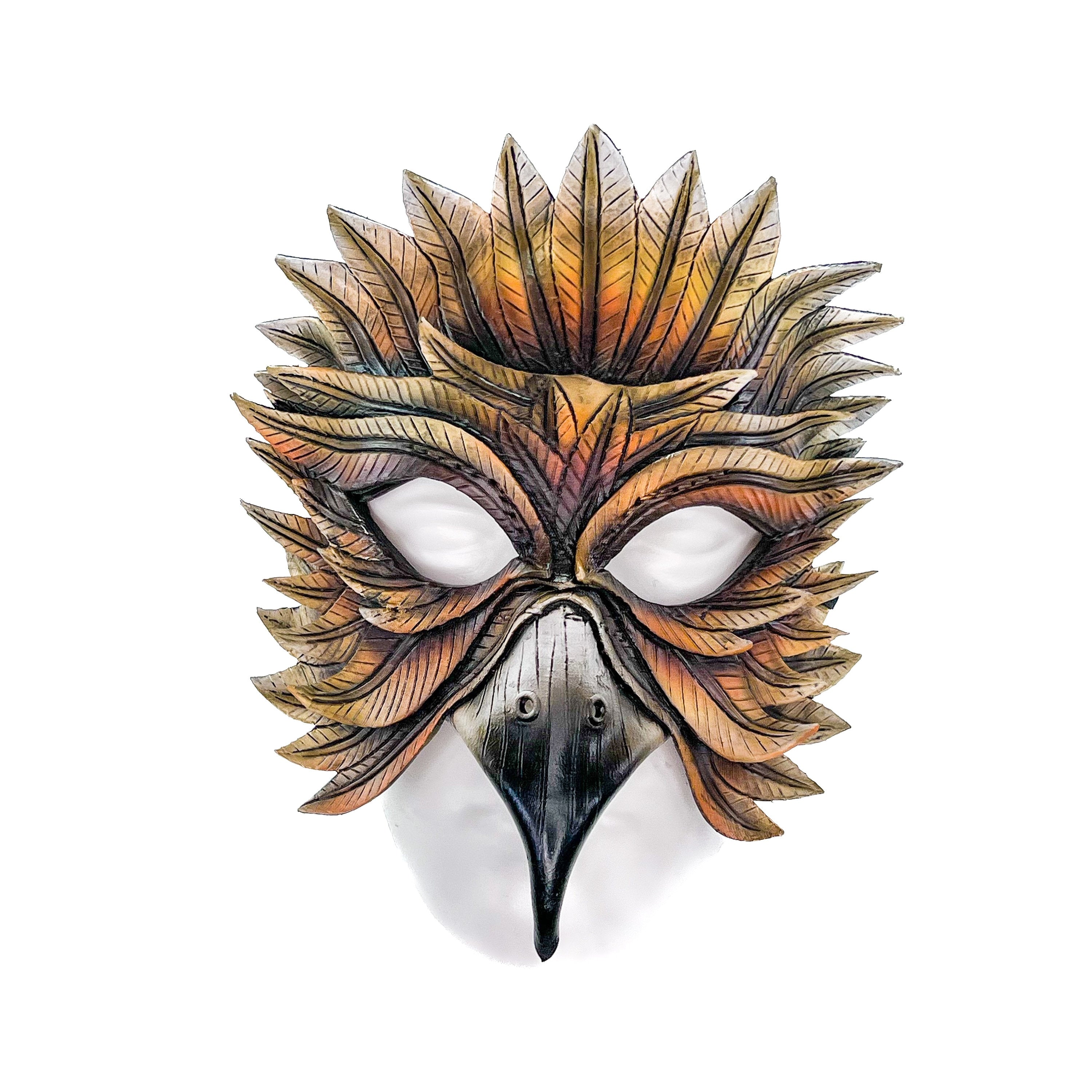 Hawk Handmade Genuine Leather Mask Rockwell Masks