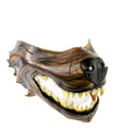 Mad Dog Handcrafted Genuine Leather Wolf Mask Rockwell Masks