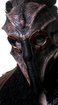 Steampunk Inspired Handmade Genuine Leather Mask in Brown Rockwell Masks