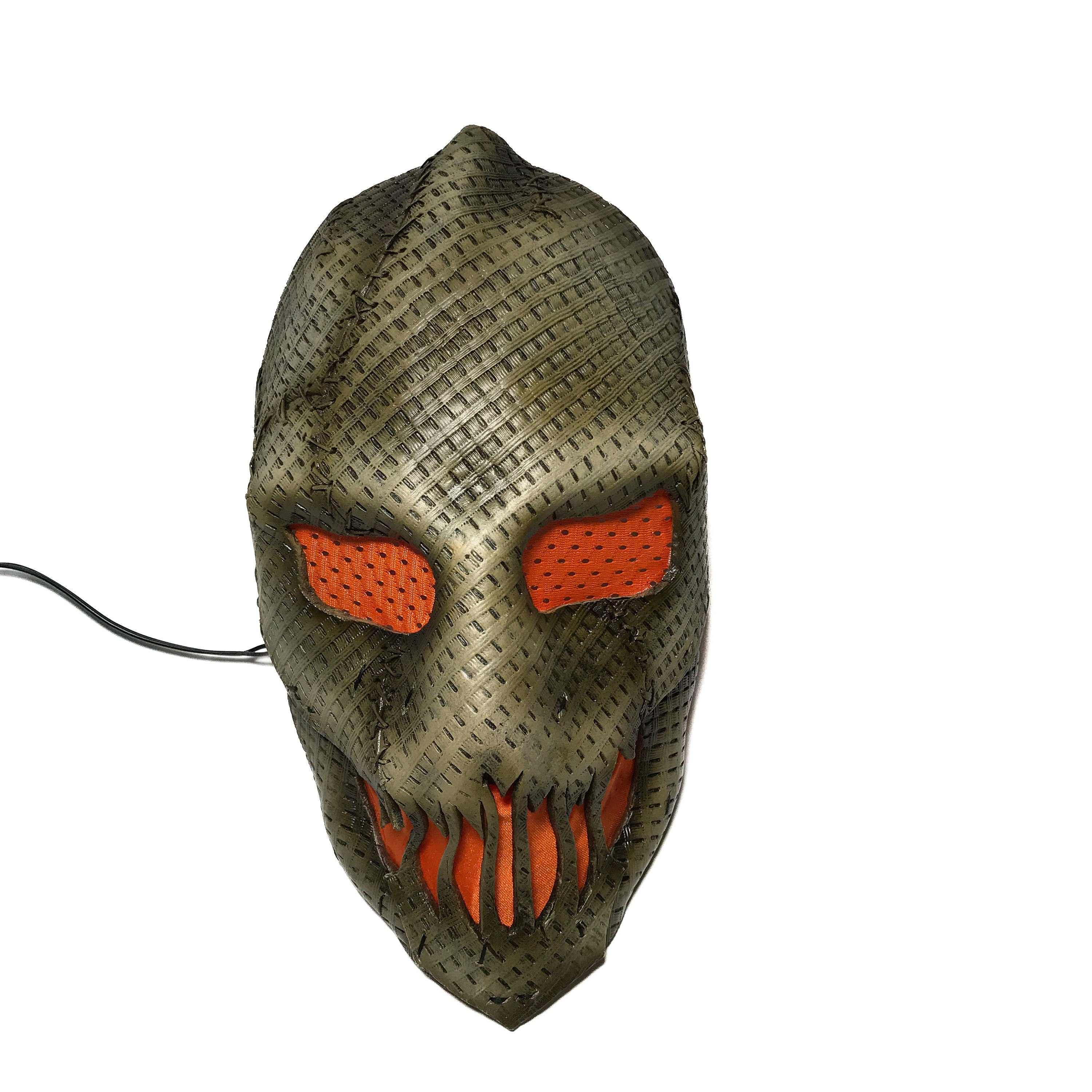 Scarecrow Mask Handmade Genuine Leather Mask in Brown Rockwell Masks