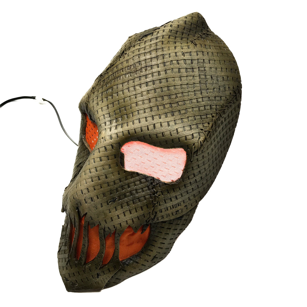 Scarecrow Mask Handmade Genuine Leather Mask in Brown Rockwell Masks
