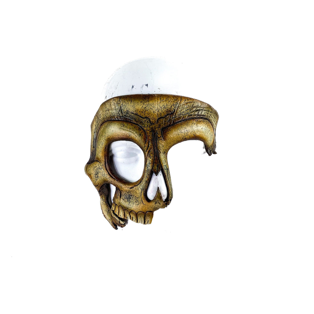 Handcrafted Genuine Leather Skull Phantom of the Opera Style Mask Rockwell Masks