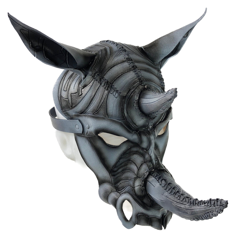 Rhino Handmade Genuine Leather Mask Rockwell Masks