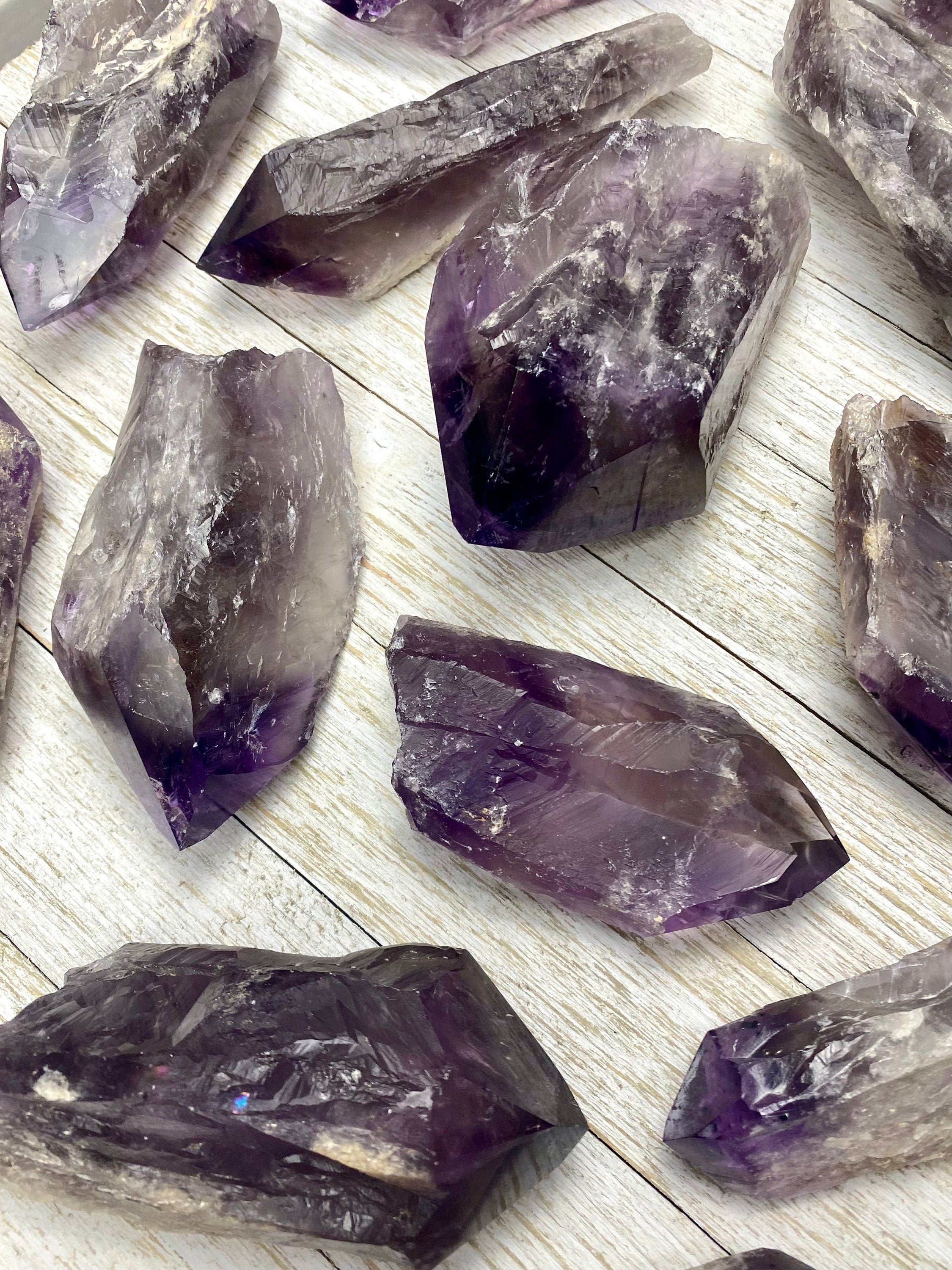 Amethyst Semi-Polished Root | Medium or Large Size | Brazil Curious Muse Crystals