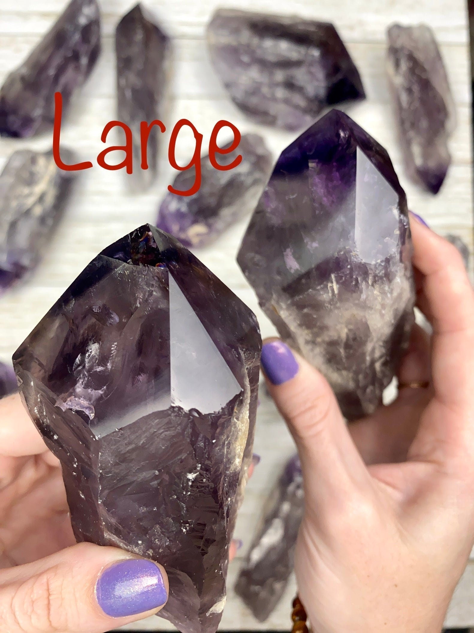 Amethyst Semi-Polished Root | Medium or Large Size | Brazil Curious Muse Crystals