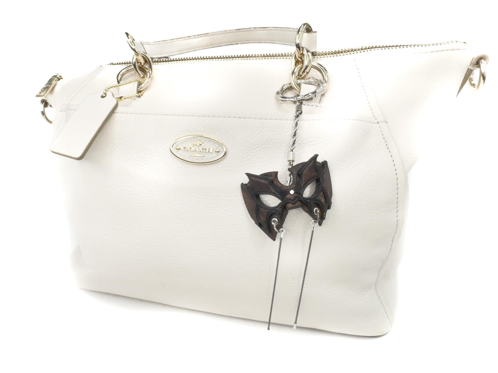 Pro Wrestler Leather Mini Mask – Handcrafted Charm for Rearview Mirrors, Handbags, Lanyards, Party Favors & More Rockwell Masks