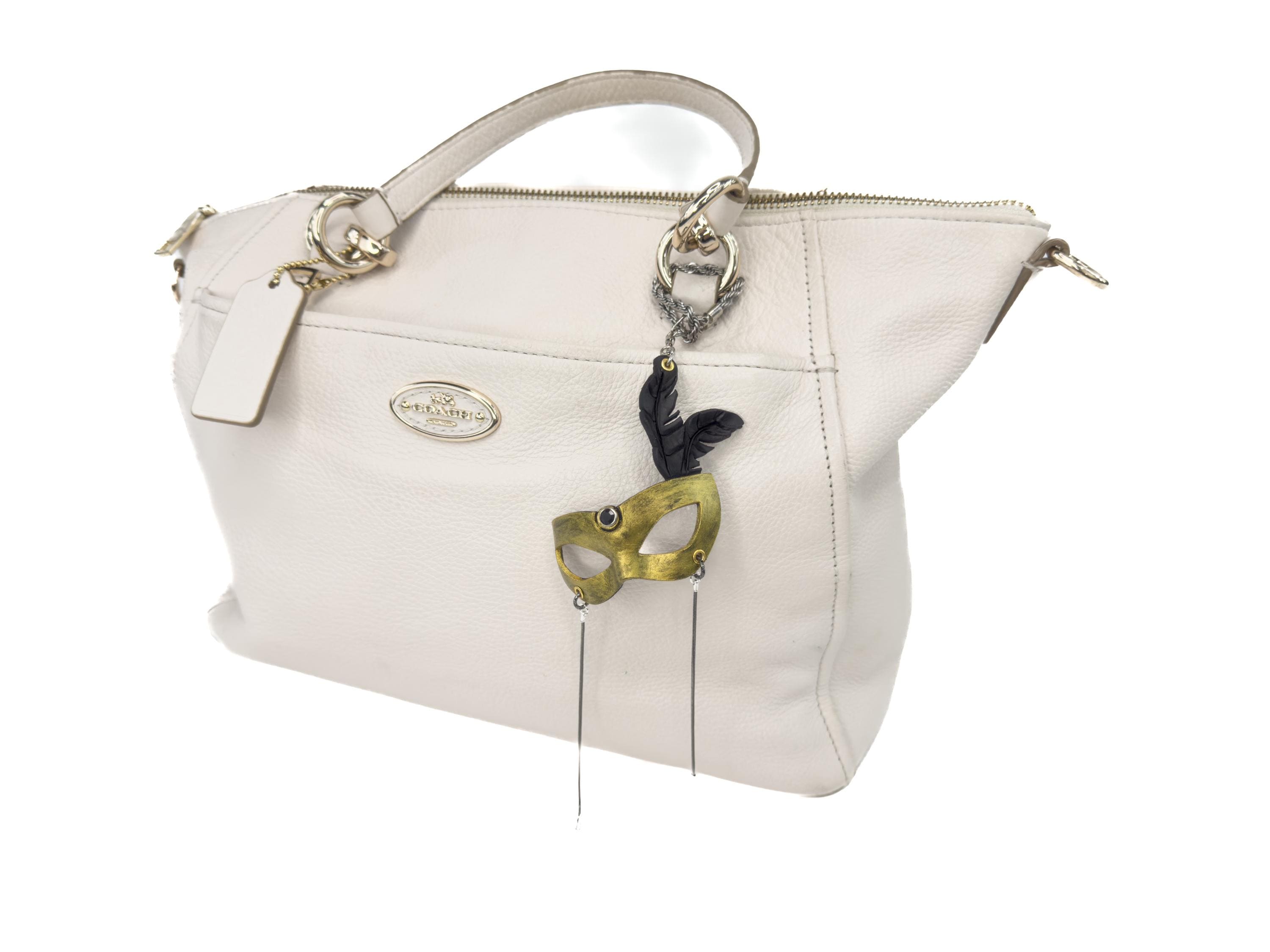 Party Mask Leather Mini Mask – Handcrafted Charm for Rearview Mirrors, Handbags, Lanyards, Party Favors & More Rockwell Masks