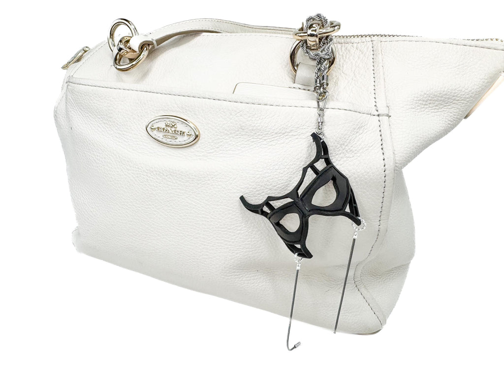 Royalty Leather Mini Mask – Handcrafted Charm for Rearview Mirrors, Handbags, Lanyards, Party Favors & More Rockwell Masks