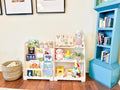 LORI SCALLOPED- Bookshelf + Toy Shelf Set Bush Acres