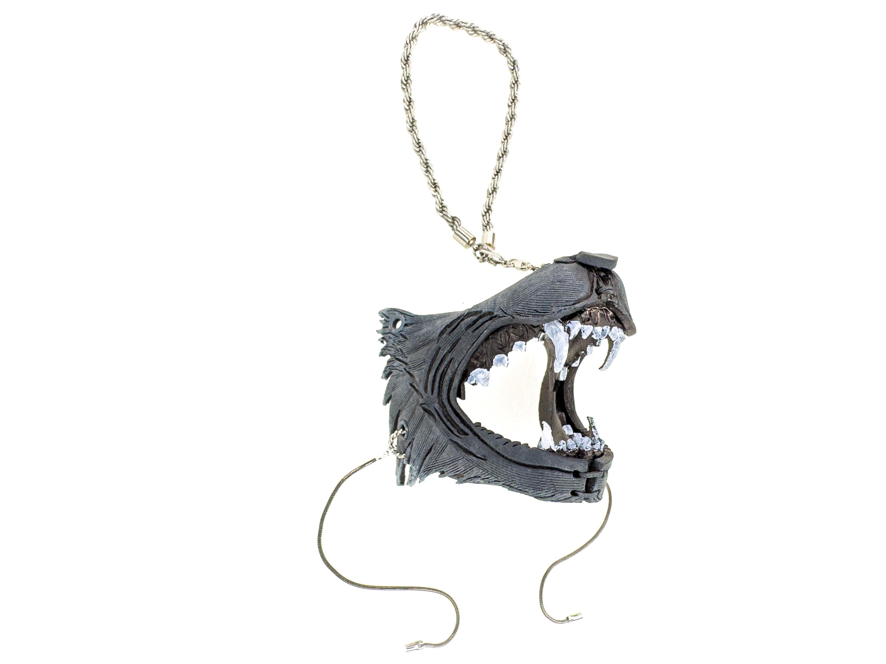 Lone Wolf Leather Mini Mask – Handcrafted Charm for Rearview Mirrors, Handbags, Lanyards, Party Favors & More Rockwell Masks