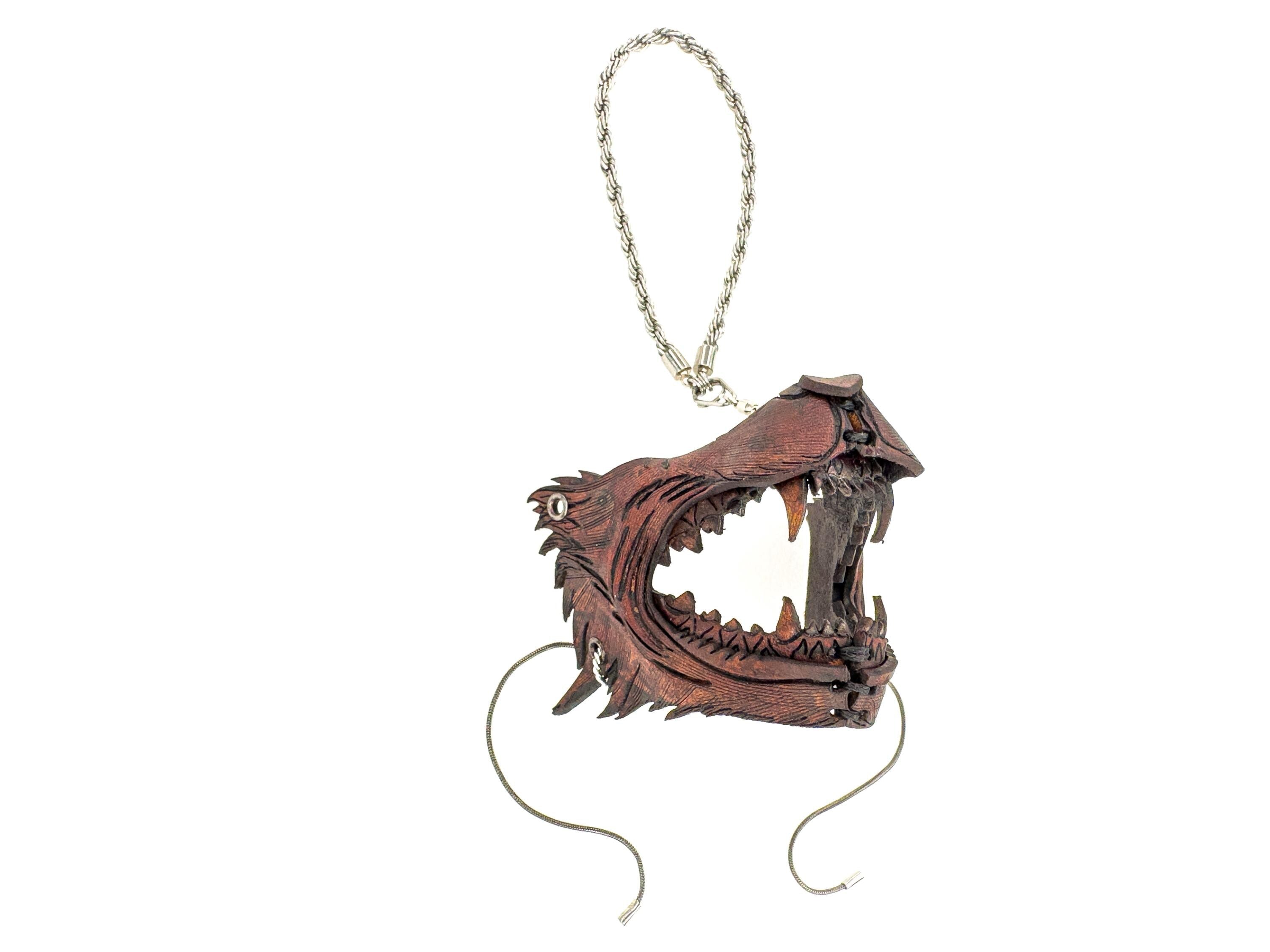 Lone Wolf Leather Mini Mask – Handcrafted Charm for Rearview Mirrors, Handbags, Lanyards, Party Favors & More Rockwell Masks