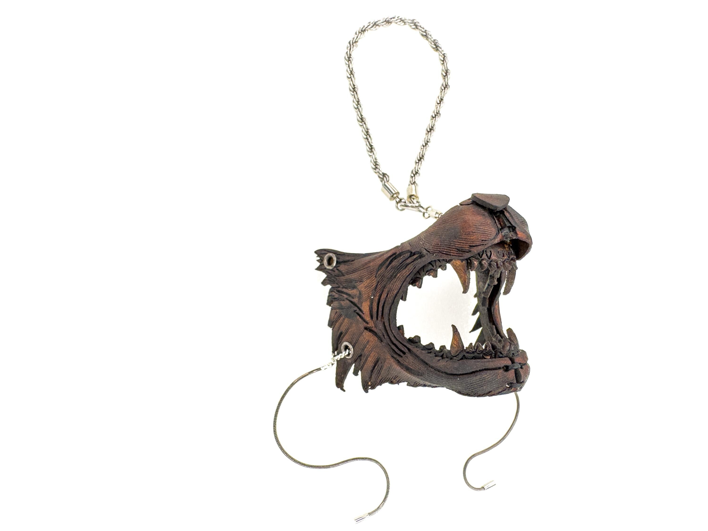 Lone Wolf Leather Mini Mask – Handcrafted Charm for Rearview Mirrors, Handbags, Lanyards, Party Favors & More Rockwell Masks