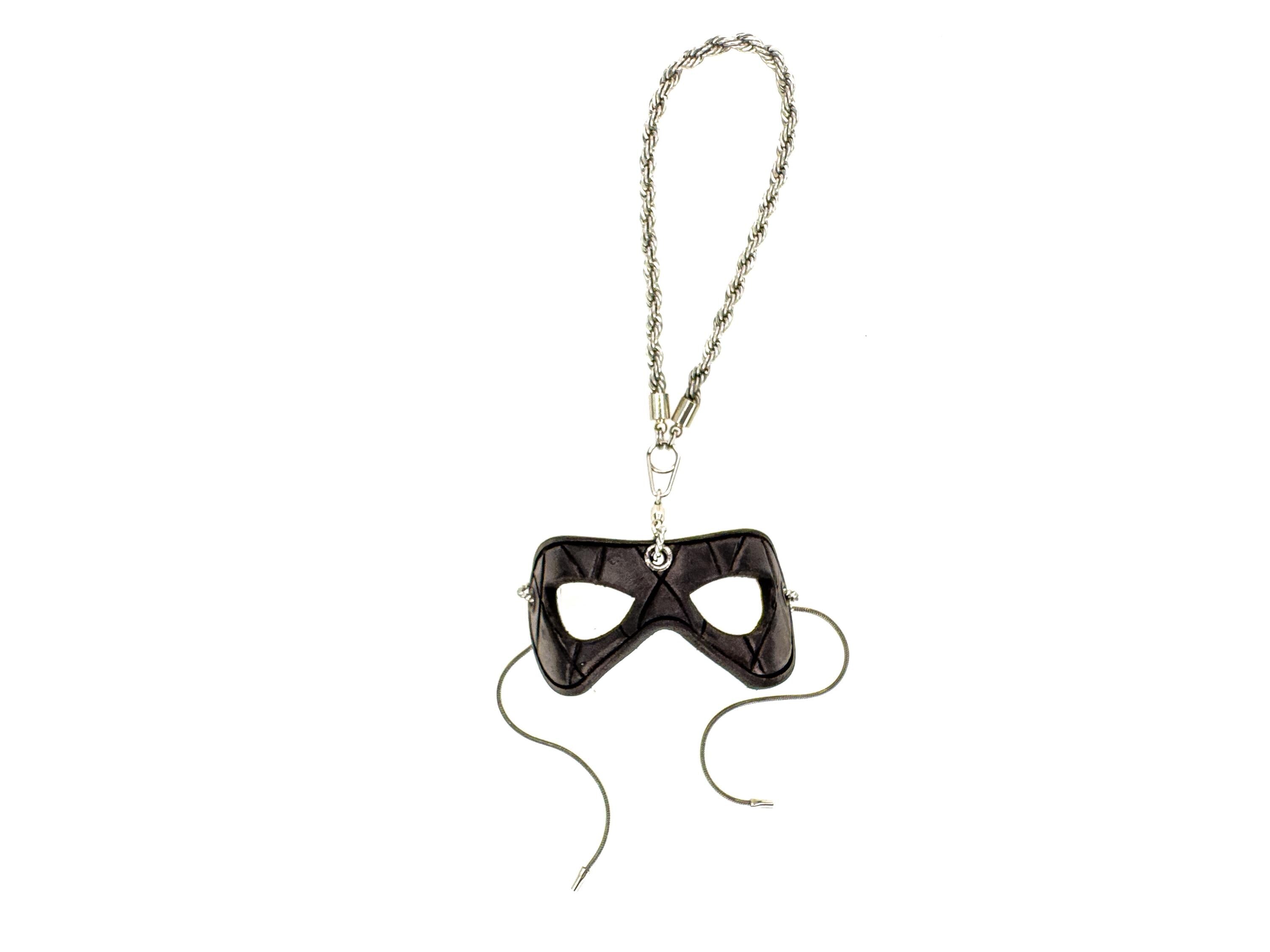 Masquerade Leather Mini Mask – Handcrafted Charm for Rearview Mirrors, Handbags, Lanyards, Party Favors & More Rockwell Masks
