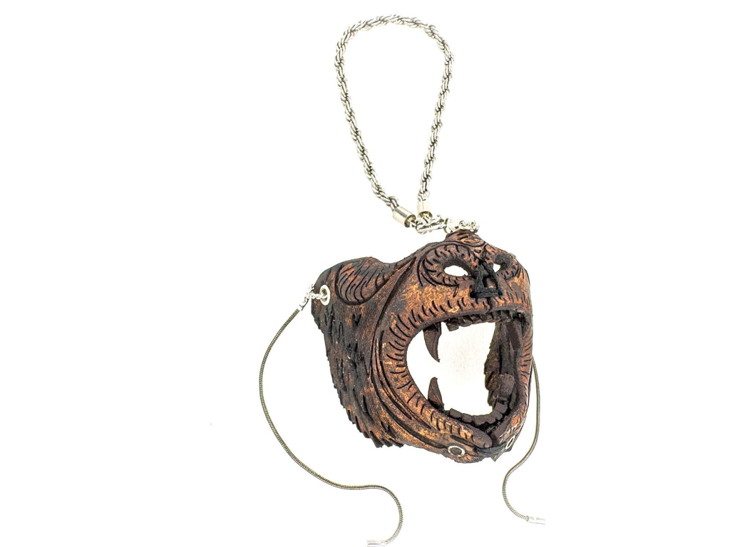 Chimp Leather Mini Mask – Handcrafted Charm for Rearview Mirrors, Handbags, Lanyards, Party Favors & More Rockwell Masks