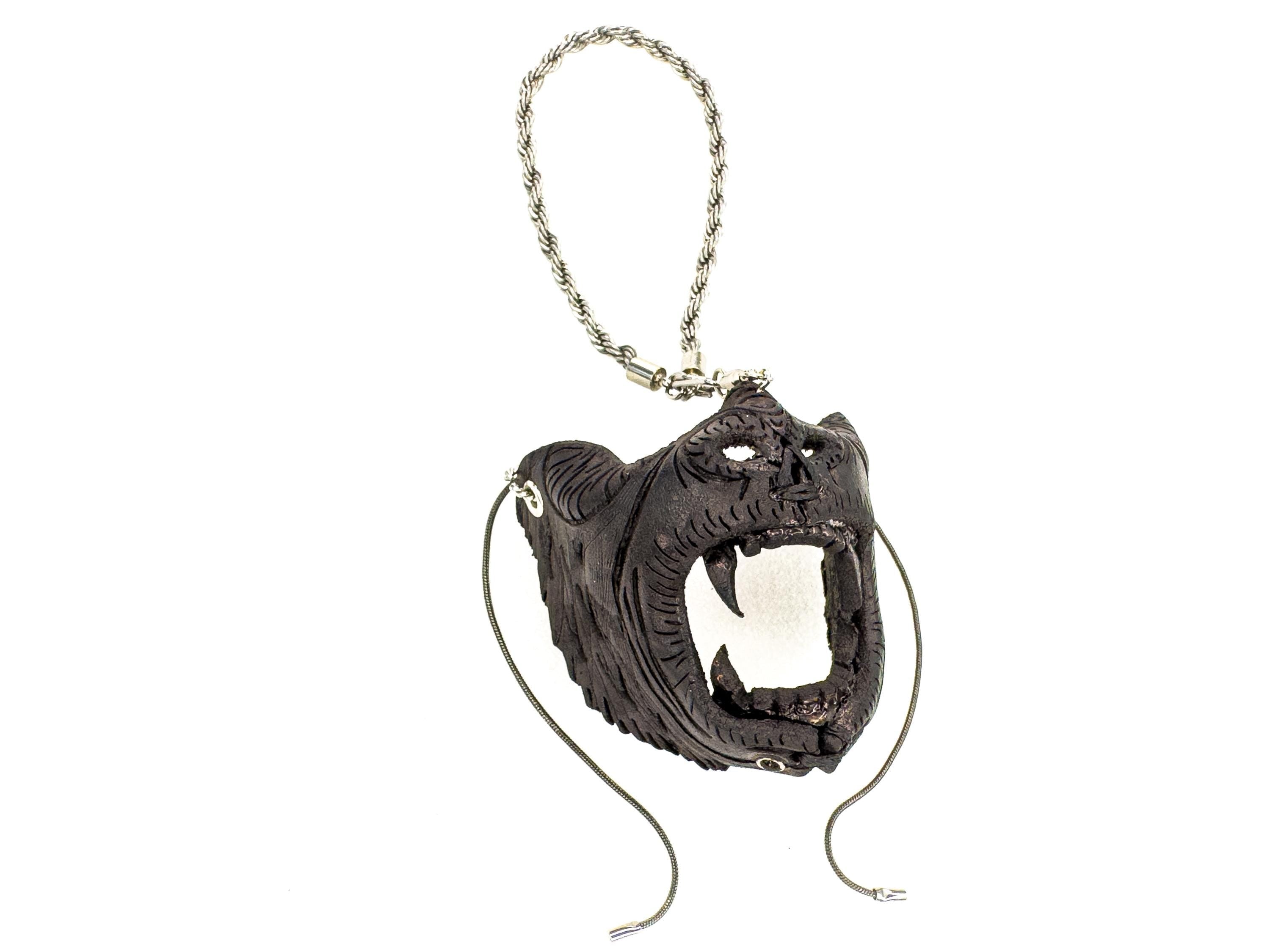 Chimp Leather Mini Mask – Handcrafted Charm for Rearview Mirrors, Handbags, Lanyards, Party Favors & More Rockwell Masks